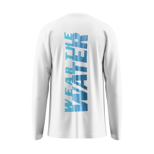 white long sleeve fishing shirt