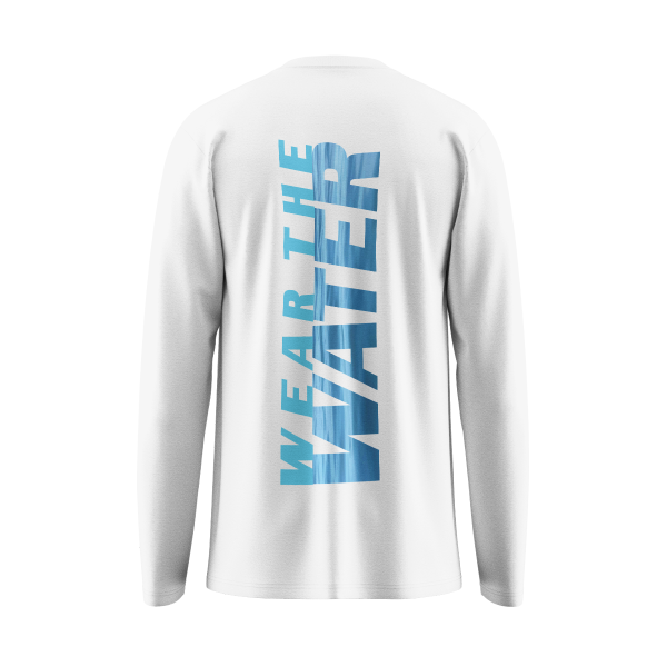 white long sleeve fishing shirt