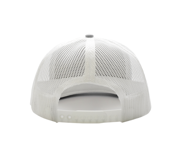 Custom 7 Knots Logo Trucker Hat - Light Heather Gray - Image 3