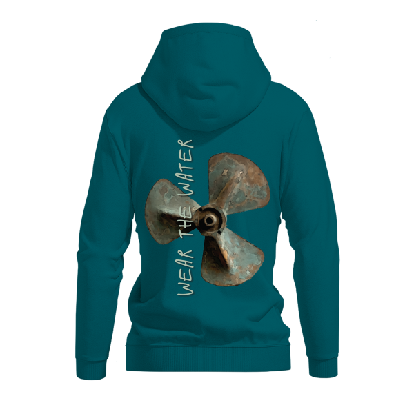 Fleece Hoodie - Vintage Propeller