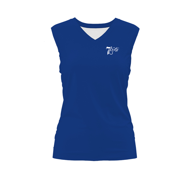 Woman's Sleeveless Flag Turtle Blue - Image 2
