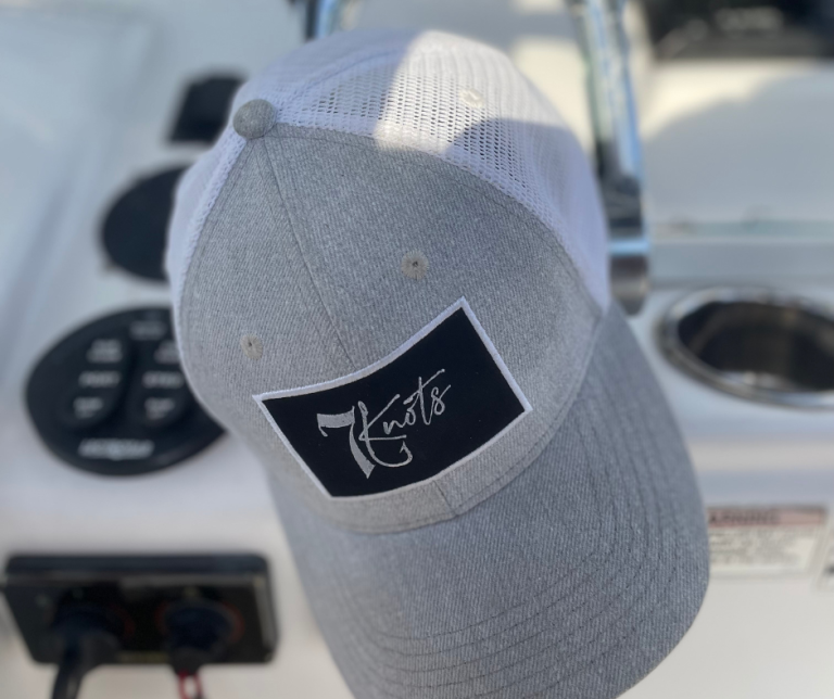 Grey 7 Knots Logo Hat